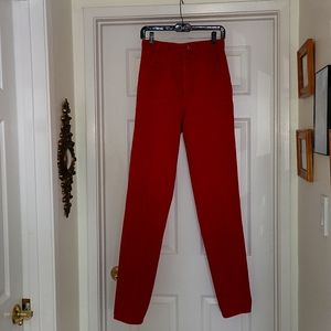 Red Western Wrangler Jeans size 7/8 x 36